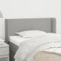 Cabecero de tela gris claro 93x16x78/88 cm de vidaXL, Cabeceros y pies de cama - Ref: Foro24-3118470, Precio: 44,18 €, Descue...