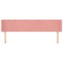 Cabecero de terciopelo rosa 183x16x78/88 cm de vidaXL, Cabeceros y pies de cama - Ref: Foro24-3118553, Precio: 75,87 €, Descu...