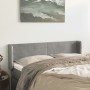 Cabecero de terciopelo gris claro 147x16x78/88 cm de vidaXL, Cabeceros y pies de cama - Ref: Foro24-3118536, Precio: 72,66 €,...
