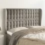 Headboard with light gray velvet ears 147x23x118/128 cm by vidaXL, Headboards and footboards - Ref: Foro24-3118438, Price: 16...