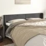 Cabecero de terciopelo gris oscuro 163x16x78/88 cm de vidaXL, Cabeceros y pies de cama - Ref: Foro24-3118543, Precio: 69,95 €...