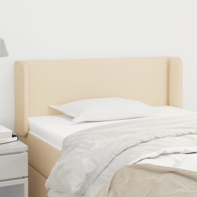 Cabecero de tela color crema 103x16x78/88 cm de vidaXL, Cabeceros y pies de cama - Ref: Foro24-3118623, Precio: 42,73 €, Desc...