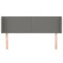 Cabecero de tela gris oscuro 147x16x78/88 cm de vidaXL, Cabeceros y pies de cama - Ref: Foro24-3118487, Precio: 82,24 €, Desc...