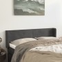 Cabecero de terciopelo gris oscuro 147x16x78/88 cm de vidaXL, Cabeceros y pies de cama - Ref: Foro24-3118537, Precio: 72,60 €...