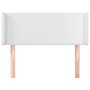 Cabecero de cuero sintético blanco 93x16x78/88 cm de vidaXL, Cabeceros y pies de cama - Ref: Foro24-3118707, Precio: 52,90 €,...