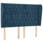 Kopfteil mit dunkelblauen Samtohren 163x23x118/128 cm von vidaXL, Kopf- und Fußteile - Ref: Foro24-3118350, Preis: 174,03 €, ...