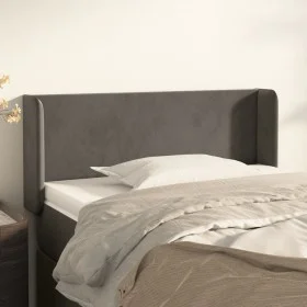 Dark gray velvet headboard 83x16x78/88 cm by vidaXL, Headboards and footboards - Ref: Foro24-3118519, Price: 42,36 €, Discoun...