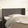 Cabecero de terciopelo gris oscuro 83x16x78/88 cm de vidaXL, Cabeceros y pies de cama - Ref: Foro24-3118519, Precio: 44,09 €,...