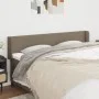 Cabecero de tela gris taupe 203x16x78/88 cm de vidaXL, Cabeceros y pies de cama - Ref: Foro24-3118514, Precio: 79,21 €, Descu...