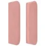 Pink velvet headboard 163x16x78/88 cm by vidaXL, Headboards and footboards - Ref: Foro24-3118547, Price: 66,79 €, Discount: %