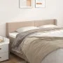 Cappuccino synthetic leather headboard 203x16x78/88 cm by vidaXL, Headboards and footboards - Ref: Foro24-3118741, Price: 71,...
