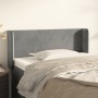 Cabecero de terciopelo gris claro 93x16x78/88 cm de vidaXL, Cabeceros y pies de cama - Ref: Foro24-3118524, Precio: 47,23 €, ...