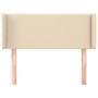 Cabecero de tela color crema 83x16x78/88 cm de vidaXL, Cabeceros y pies de cama - Ref: Foro24-3118607, Precio: 38,90 €, Descu...