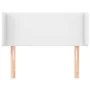 White synthetic leather headboard 93x16x78/88 cm by vidaXL, Headboards and footboards - Ref: Foro24-3118567, Price: 59,97 €, ...