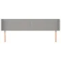 Light gray fabric headboard 163x16x78/88 cm by vidaXL, Headboards and footboards - Ref: Foro24-3118494, Price: 66,48 €, Disco...