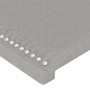 Cabecero de tela gris claro 83x16x78/88 cm de vidaXL, Cabeceros y pies de cama - Ref: Foro24-3118602, Precio: 41,08 €, Descue...