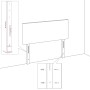 Cabecero de tela gris claro 83x16x78/88 cm de vidaXL, Cabeceros y pies de cama - Ref: Foro24-3118602, Precio: 41,08 €, Descue...