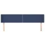 Kopfteil aus blauem Stoff, 203 x 16 x 78/88 cm von vidaXL, Kopf- und Fußteile - Ref: Foro24-3118656, Preis: 57,23 €, Rabatt: %