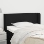 Cabecero de tela negro 83x16x78/88 cm de vidaXL, Cabeceros y pies de cama - Ref: Foro24-3118464, Precio: 37,04 €, Descuento: %