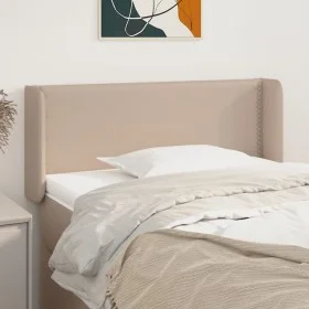 Cappuccino synthetic leather headboard 93x16x78/88 cm by vidaXL, Headboards and footboards - Ref: Foro24-3118711, Price: 51,5...