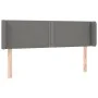 Dark gray fabric headboard 147x16x78/88 cm by vidaXL, Headboards and footboards - Ref: Foro24-3118627, Price: 57,29 €, Discou...