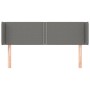 Cabecero de tela gris oscuro 147x16x78/88 cm de vidaXL, Cabeceros y pies de cama - Ref: Foro24-3118627, Precio: 56,68 €, Desc...