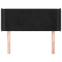 Cabecero de terciopelo negro 93x16x78/88 cm de vidaXL, Cabeceros y pies de cama - Ref: Foro24-3118666, Precio: 43,31 €, Descu...