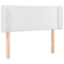 Cabecero de cuero sintético blanco 83x16x78/88 cm de vidaXL, Cabeceros y pies de cama - Ref: Foro24-3118701, Precio: 47,71 €,...