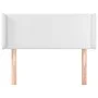 Kopfteil aus weißem Kunstleder, 83x16x78/88 cm von vidaXL, Kopf- und Fußteile - Ref: Foro24-3118701, Preis: 47,12 €, Rabatt: %