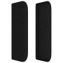 Cabecero de tela negro 83x16x78/88 cm de vidaXL, Cabeceros y pies de cama - Ref: Foro24-3118604, Precio: 38,37 €, Descuento: %