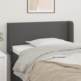 Cabecero de cuero sintético gris 83x16x78/88 cm de vidaXL, Cabeceros y pies de cama - Ref: Foro24-3118564, Precio: 52,42 €, D...