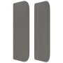 Cabecero de cuero sintético gris 83x16x78/88 cm de vidaXL, Cabeceros y pies de cama - Ref: Foro24-3118564, Precio: 52,42 €, D...