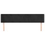 Cabecero de terciopelo negro 163x16x78/88 cm de vidaXL, Cabeceros y pies de cama - Ref: Foro24-3118544, Precio: 83,51 €, Desc...
