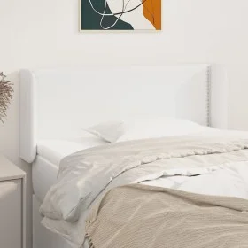 White synthetic leather headboard 103x16x78/88 cm by vidaXL, Headboards and footboards - Ref: Foro24-3118713, Price: 42,87 €,...