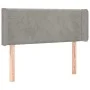 Light gray velvet headboard 83x16x78/88 cm by vidaXL, Headboards and footboards - Ref: Foro24-3118658, Price: 49,67 €, Discou...