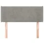Light gray velvet headboard 83x16x78/88 cm by vidaXL, Headboards and footboards - Ref: Foro24-3118658, Price: 49,67 €, Discou...