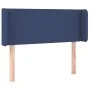 Cabecero de tela azul 103x16x78/88 cm de vidaXL, Cabeceros y pies de cama - Ref: Foro24-3118624, Precio: 40,76 €, Descuento: %