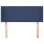 Cabecero de tela azul 103x16x78/88 cm de vidaXL, Cabeceros y pies de cama - Ref: Foro24-3118624, Precio: 40,76 €, Descuento: %