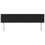 Cabecero de cuero sintético negro 163x16x78/88 cm de vidaXL, Cabeceros y pies de cama - Ref: Foro24-3118584, Precio: 68,92 €,...