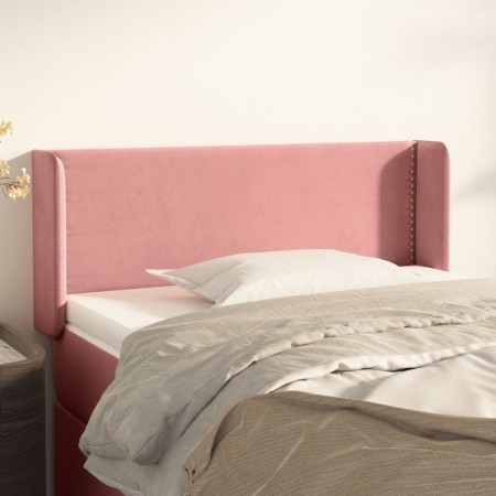 Cabecero de terciopelo rosa 83x16x78/88 cm de vidaXL, Cabeceros y pies de cama - Ref: Foro24-3118663, Precio: 41,73 €, Descue...