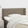 Taupe gray fabric headboard 93x16x78/88 cm by vidaXL, Headboards and footboards - Ref: Foro24-3118614, Price: 48,46 €, Discou...