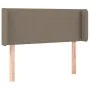 Taupe gray fabric headboard 93x16x78/88 cm by vidaXL, Headboards and footboards - Ref: Foro24-3118614, Price: 48,46 €, Discou...
