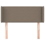 Cabecero de tela gris taupe 93x16x78/88 cm de vidaXL, Cabeceros y pies de cama - Ref: Foro24-3118614, Precio: 49,72 €, Descue...