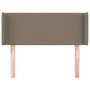 Taupe gray fabric headboard 93x16x78/88 cm by vidaXL, Headboards and footboards - Ref: Foro24-3118614, Price: 48,46 €, Discou...