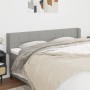 Cabecero de tela gris claro 183x16x78/88 cm de vidaXL, Cabeceros y pies de cama - Ref: Foro24-3118782, Precio: 67,00 €, Descu...