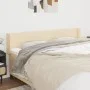 Kopfteil aus cremefarbenem Stoff, 183 x 16 x 78/88 cm von vidaXL, Kopf- und Fußteile - Ref: Foro24-3118787, Preis: 71,58 €, R...