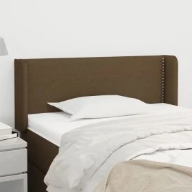 Cabecero de tela marrón oscuro 83x16x78/88 cm de vidaXL, Cabeceros y pies de cama - Ref: Foro24-3118605, Precio: 39,14 €, Des...