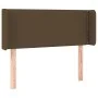Kopfteil aus dunkelbraunem Stoff, 83 x 16 x 78/88 cm von vidaXL, Kopf- und Fußteile - Ref: Foro24-3118605, Preis: 39,14 €, Ra...