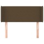 Cabecero de tela marrón oscuro 83x16x78/88 cm de vidaXL, Cabeceros y pies de cama - Ref: Foro24-3118605, Precio: 39,85 €, Des...