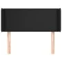 Cabecero de cuero sintético negro 83x16x78/88 cm de vidaXL, Cabeceros y pies de cama - Ref: Foro24-3118560, Precio: 39,53 €, ...